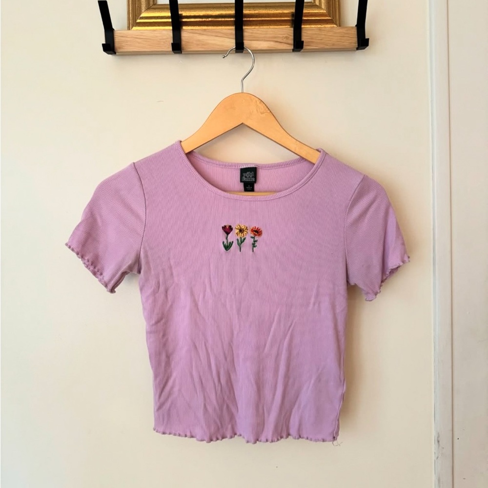 Wild Fable embroidered floral top